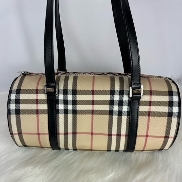 Burberry Novacheck Barrel Shoulder Bag - Picture 2 of 15